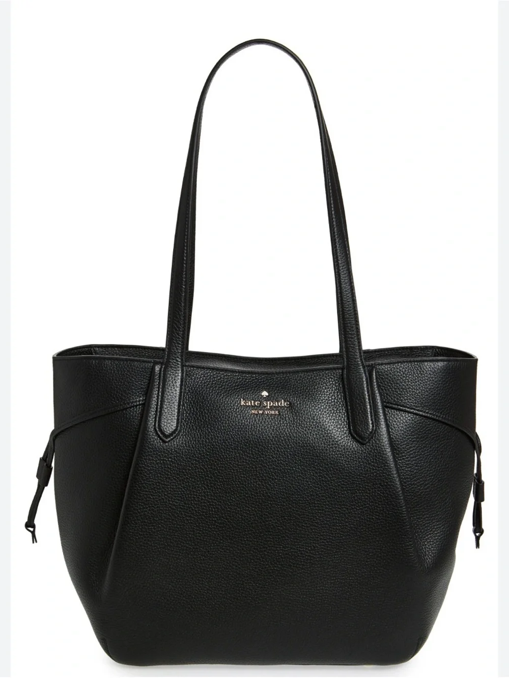 NWOT Kate spade Black Pebbled Leather Tote